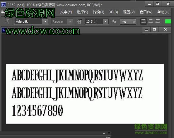 Aderpak字體  0