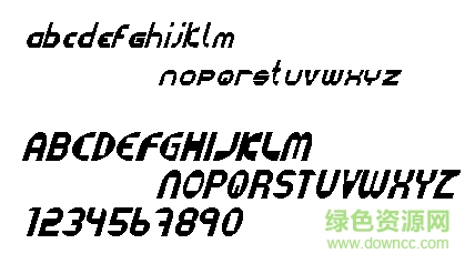 Datacut Italic