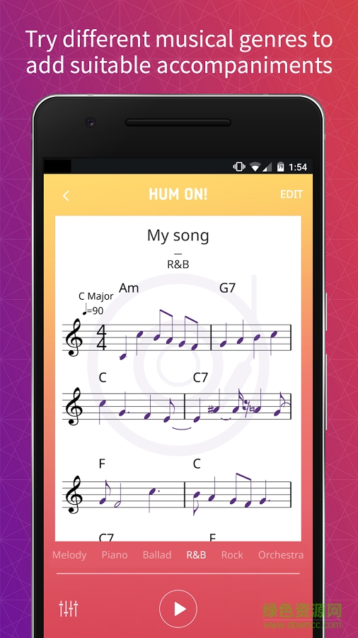 Hum On漢化版(哼歌譜曲) v9.9.99 安卓中文版 2