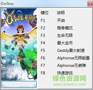貓頭鷹男孩七項修改器 中文版 0