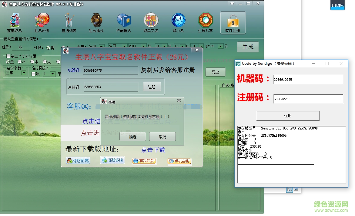 生辰八字五行寶寶起名軟件 v23.6 專業(yè)版_附keygen 0