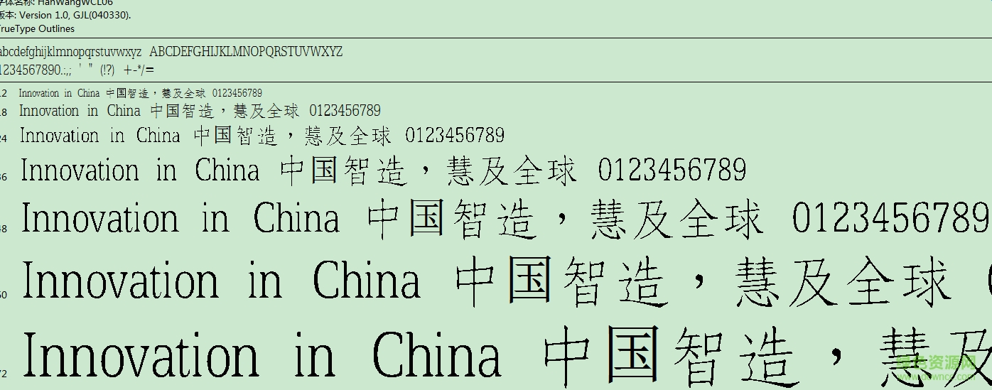 王漢宗仿宋體—標(biāo)準(zhǔn)  0