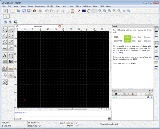 QCAD(免費的2D開源軟件) v3.16.4 綠色免費版 0