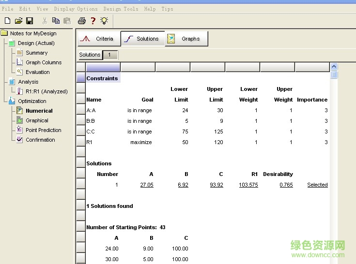 design expert正式版(中心復合設計軟件) v13.0.1.0 中文版 0