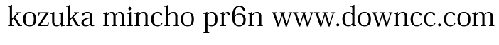 kozminpr6nregular