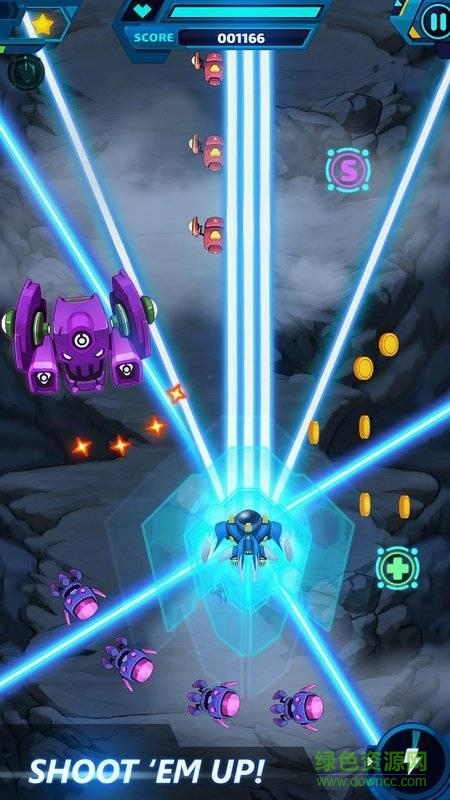 銀河射手空間射擊中文(Galaxy Strike) v1.4 安卓無限鉆石版 0
