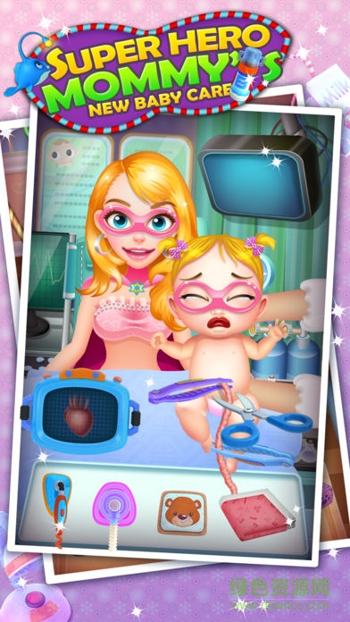 超級英雄新生兒游戲(Superhero Mommys New Baby) v1.0.1 安卓版 0