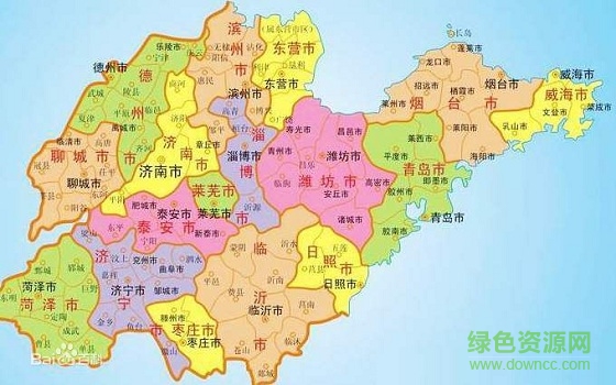 山東地圖全圖高清版