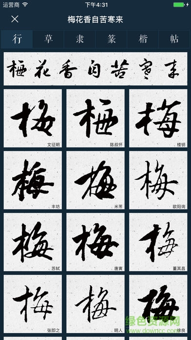 書法大字典軟件 v1.1 安卓免費版 3