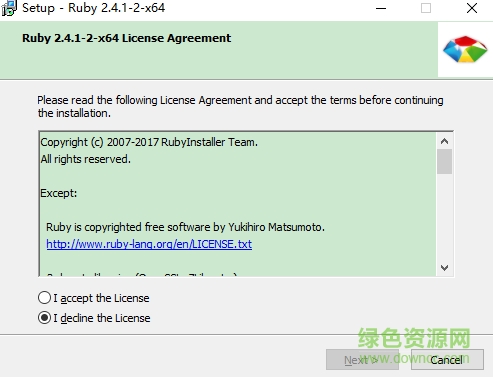 Ruby開發(fā)工具 v2.4.1 最新版_64位 0