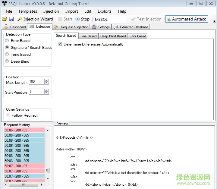 bsql hacker(sql自動注入工具) v0.9.0.9 免費(fèi)版 0