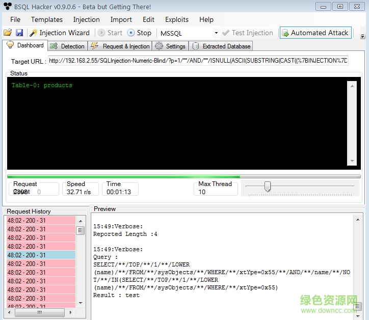 bsql hacker