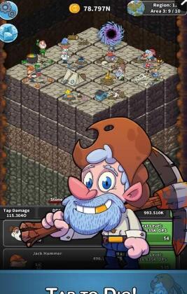 Tap Tap Dig中文無限金幣版 v1.0 安卓版 1