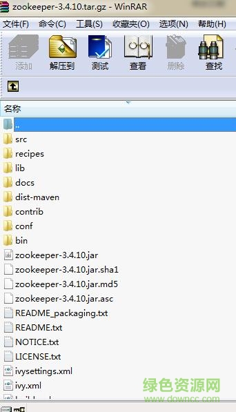 zookeeper安裝包