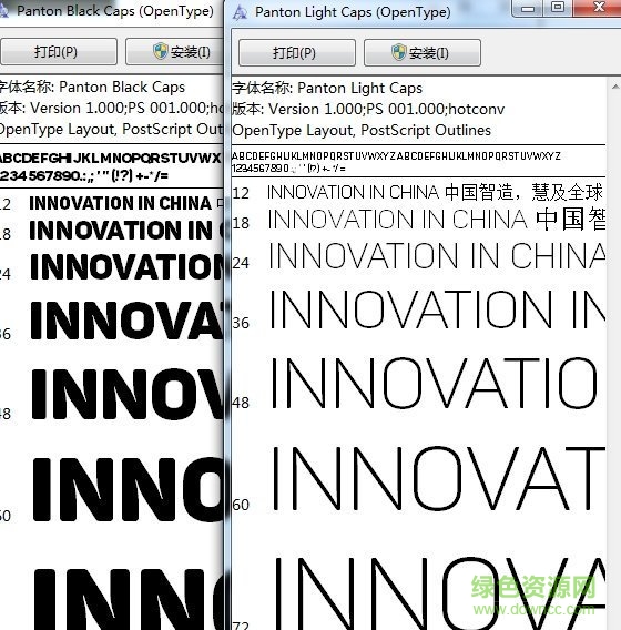 panton font  0