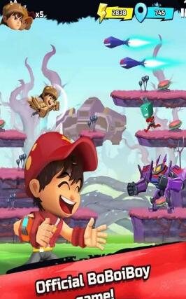 boboibou跑酷無限金幣版(BoBoiBoy Run) v1.0.0 安卓中文版 0