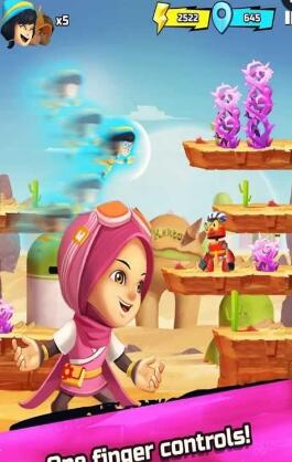boboibou跑酷無限金幣版(BoBoiBoy Run) v1.0.0 安卓中文版 1