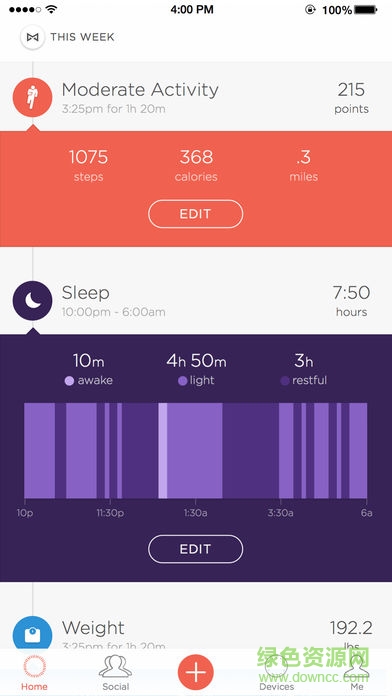 misfit shine app