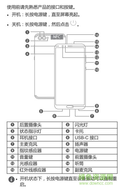 華為榮耀v10說明書