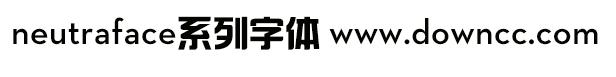 neutraface系列英文字體