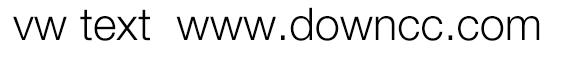 vw text regular