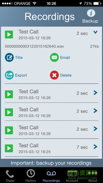 callrecorder完美ios v10.1 iphone手機版 3