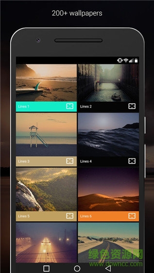 簡約圖標軟件(Lines Dark) v2.8.5 安卓版 1