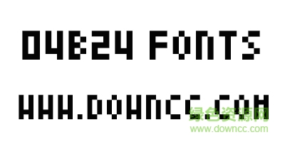 04b24字體