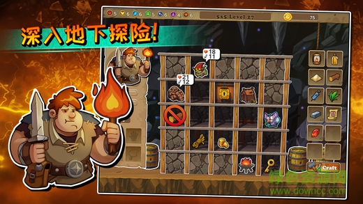 呆呆大冒險中文內(nèi)購(downgeon) v1.2 安卓無限金幣版 0