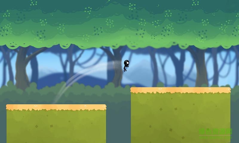 叢林奔跑的火柴人手機版(Stickman Jungle Runner) v1.0 安卓版 1