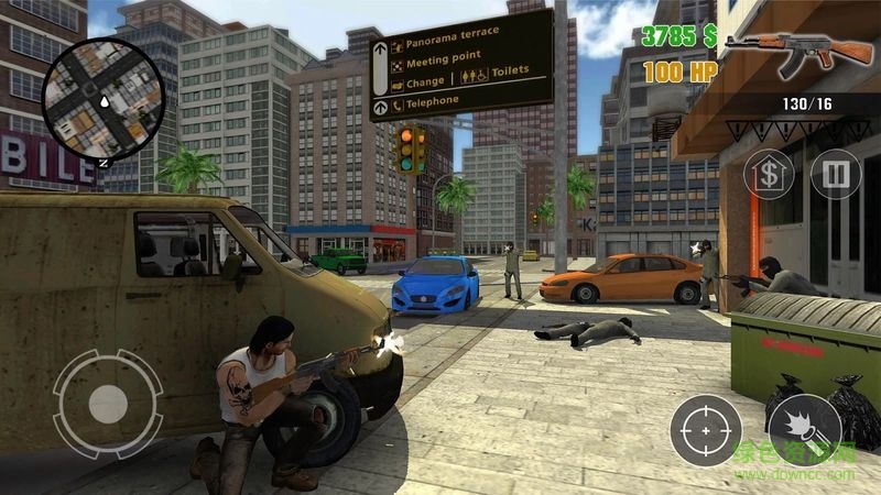 犯罪沖突2瘋狂城市戰(zhàn)爭(zhēng)漢化正式版 v1.0.8 安卓無(wú)線鈔票版 3