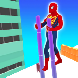 蜘蛛俠踩高蹺(Spider High Stilts)