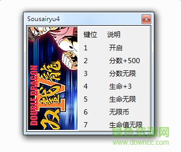 雙截龍4六項修改器 最新版 0