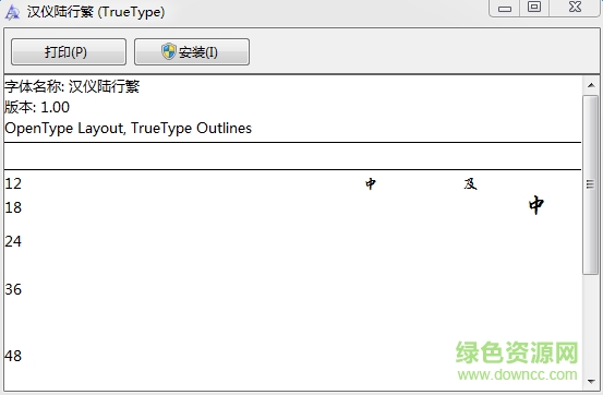 漢儀陸行繁  0
