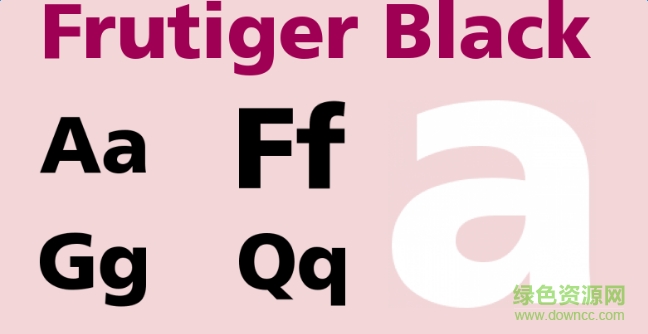 frutiger black