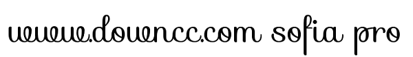 Sofia Pro字體