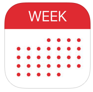 week calendar 2021日歷