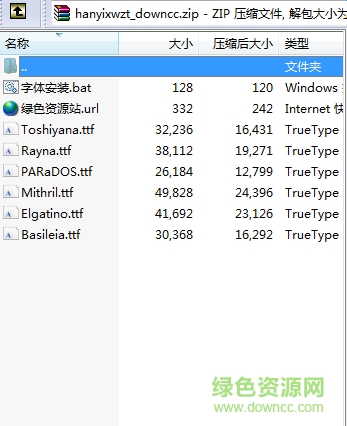 漢儀西文字體(共6款)  0