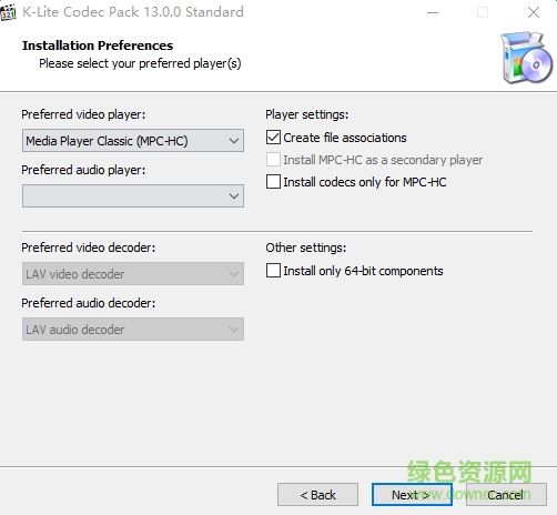 K-Lite Codec Pack Standard0