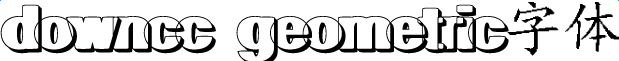 geometric字體