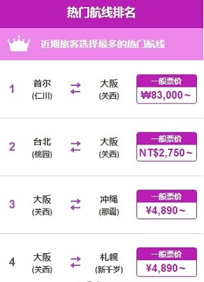 樂桃航空旅行軟件1