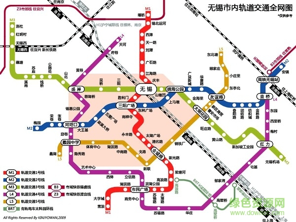 2017最新高清無(wú)錫地鐵線路圖 2017 最新jpg格式線路圖 0