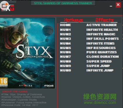 冥河黑暗碎片無(wú)限資源修改器 v1.02 +10中文FutureX版 0