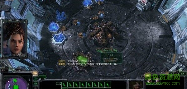 星際爭(zhēng)霸2蟲群之心地圖  0