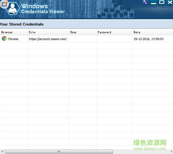 Windows Credentials Viewer(瀏覽器檢測工具) v1.2 綠色版 0