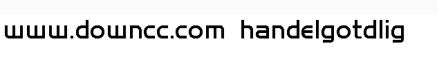 handelgotdlig字體
