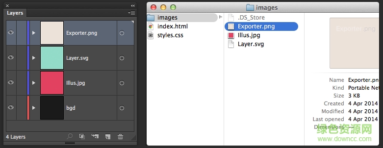  layer exporter
