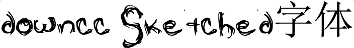 Sketched字體