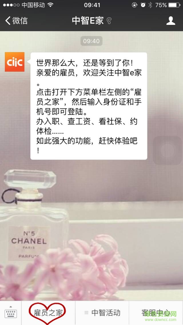 中智e家app查工資