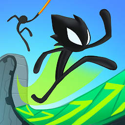 火柴人比賽跑酷趣味跑免費(fèi)版(Stick Parkour)